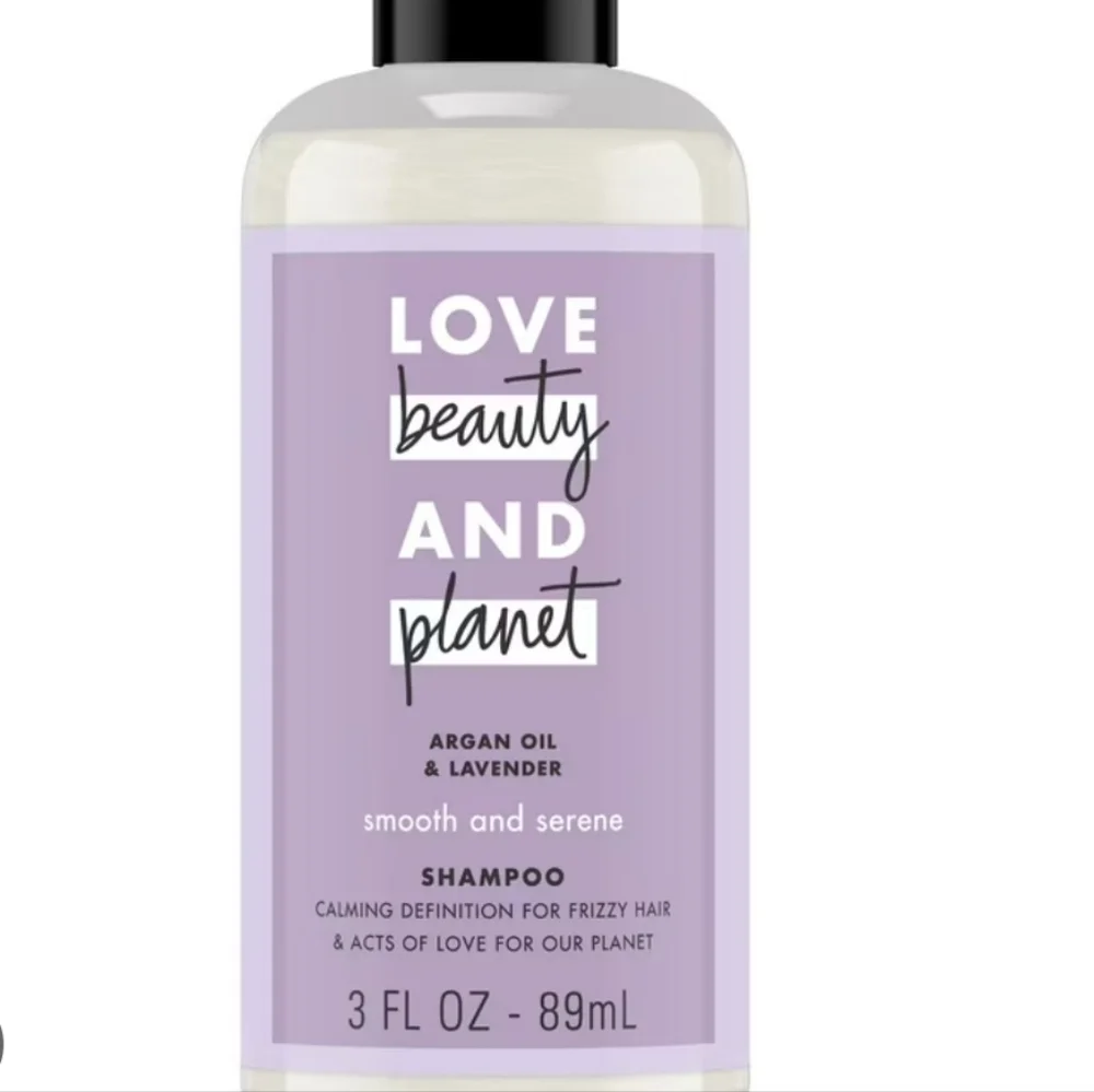 Love Beauty and Planet Argan Oil & Lavender Shampoo Travel Size New